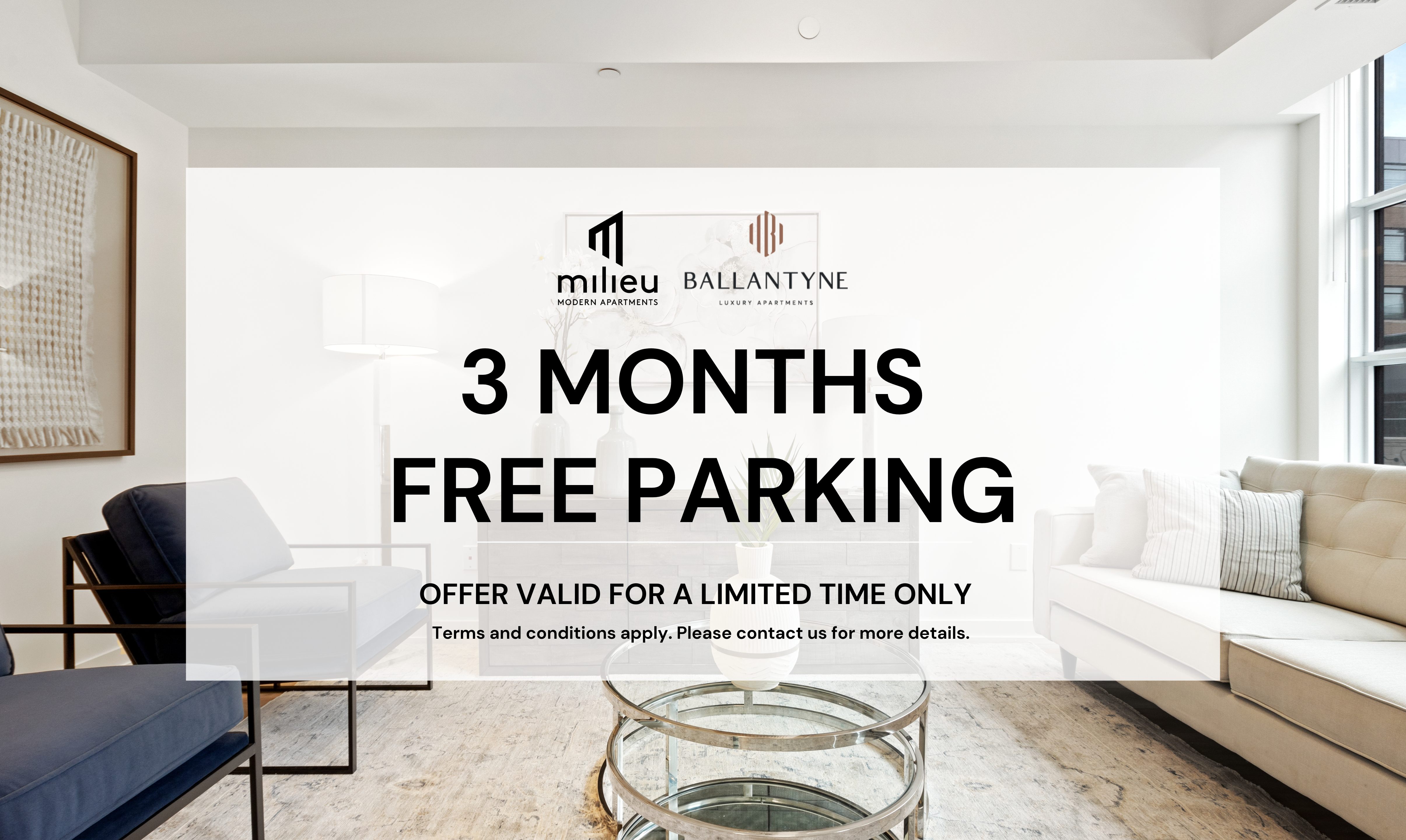 3 Months Free Parking